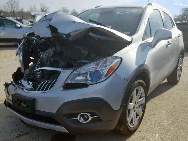 KL4CJHSB7EB626979 - 2014 BUICK ENCORE PRE SILVER photo 2