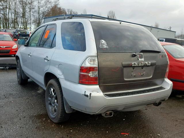 2HNYD18846H523933 - 2006 ACURA MDX TOURIN SILVER photo 3