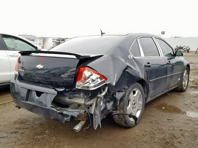 2G1WD58CX79324978 - 2007 CHEVROLET IMPALA SUP შავი ფოტო 4