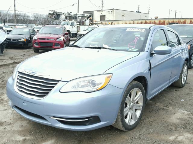 1C3CCBBB0CN192661 - 2012 CHRYSLER 200 TOURIN BLUE photo 2