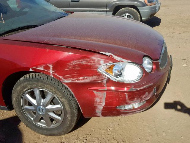 2G4WC582471185751 - 2007 BUICK LACROSSE C RED photo 9