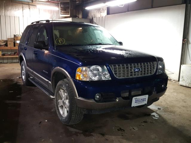 1FMZU74K84UA87298 - 2004 FORD EXPLORER E BLUE photo 1