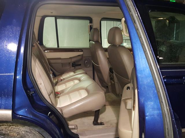 1FMZU74K84UA87298 - 2004 FORD EXPLORER E BLUE photo 6