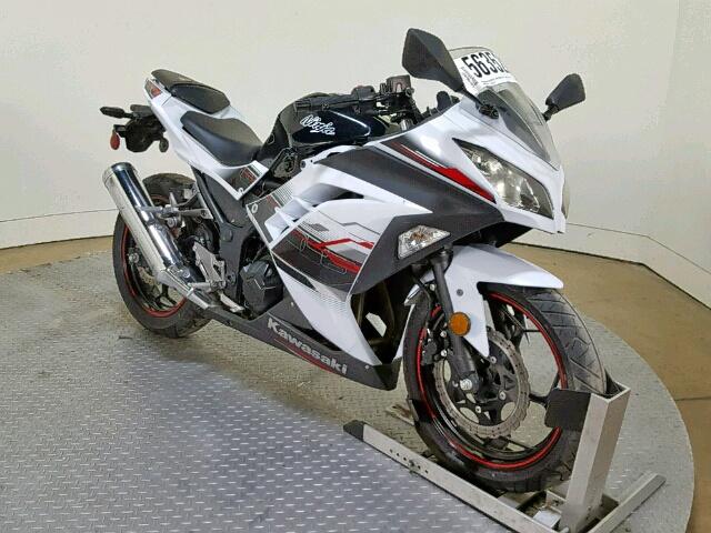 JKAEX8A18EA005577 - 2014 KAWASAKI EX300 A WHITE photo 2