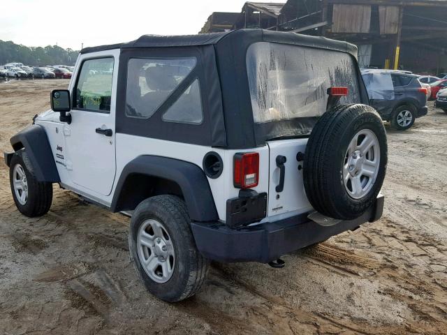 1C4AJWAG2HL541271 - 2017 JEEP WRANGLER S WHITE photo 3