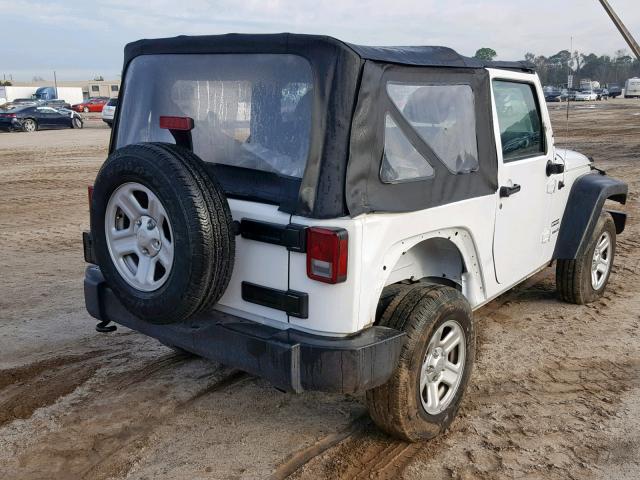 1C4AJWAG2HL541271 - 2017 JEEP WRANGLER S WHITE photo 4