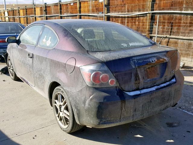 JTKDE167X80270712 - 2008 TOYOTA SCION TC 紫色 照片 3