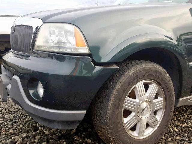 5LMEU78H33ZJ30375 - 2003 LINCOLN AVIATOR 绿色 照片 9