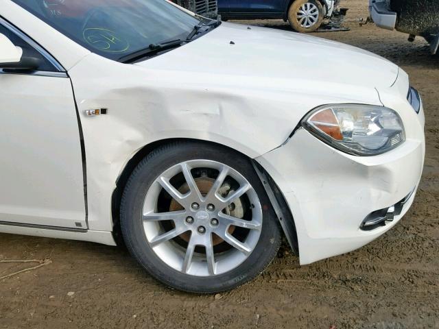 1G1ZK57758F268125 - 2008 CHEVROLET MALIBU LTZ თეთრი ფოტო 9