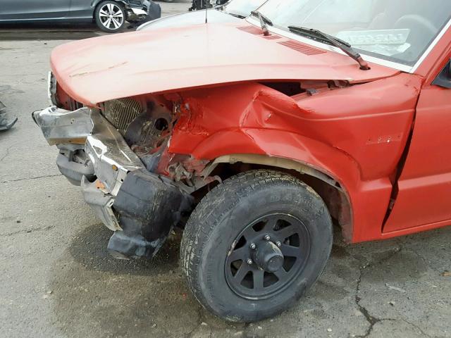 JM2UF1230P0395090 - 1993 MAZDA B2200 SHOR RED photo 9