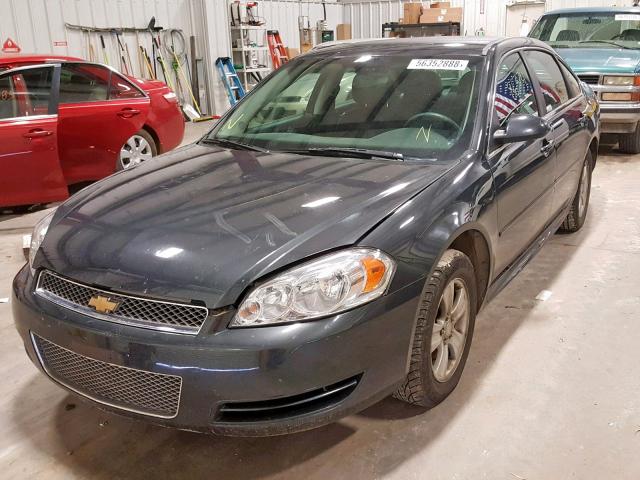 2G1WA5E39F1150539 - 2015 CHEVROLET IMPALA LIM CHARCOAL photo 2