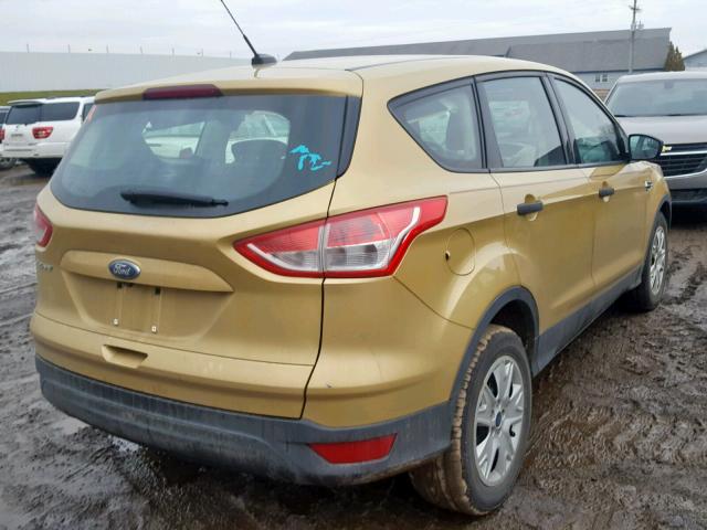 1FMCU0F75EUC49072 - 2014 FORD ESCAPE S GOLD photo 4