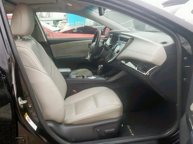 4T1BK1EB4FU136972 - 2015 TOYOTA AVALON XLE BLACK photo 5