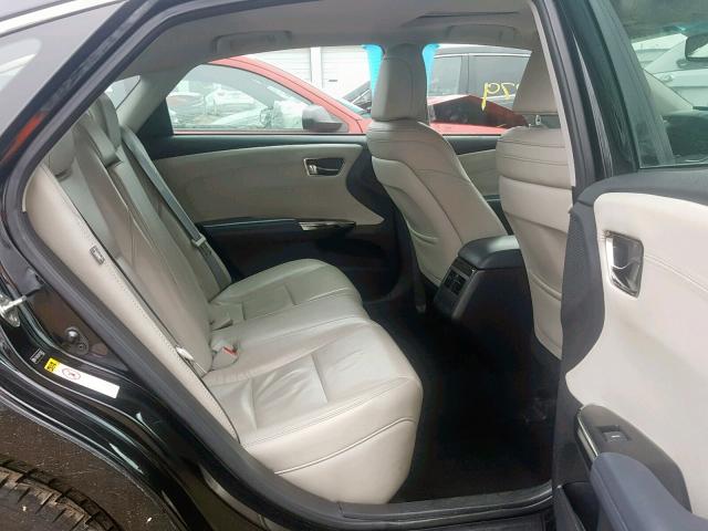 4T1BK1EB4FU136972 - 2015 TOYOTA AVALON XLE BLACK photo 6