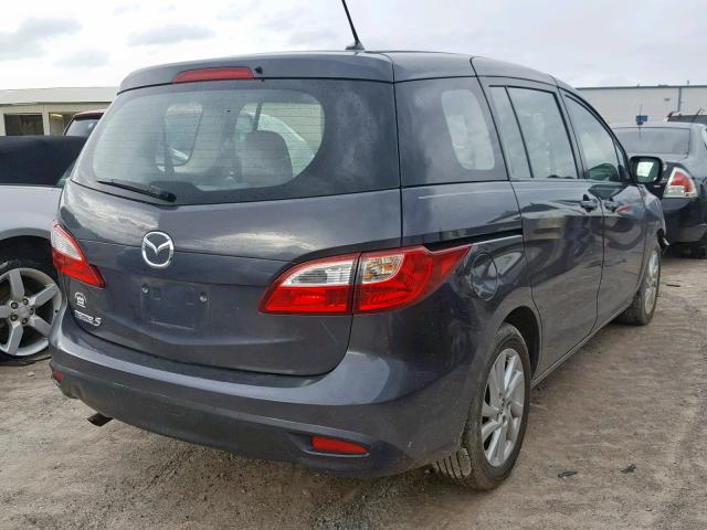 JM1CW2BL3D0150656 - 2013 MAZDA 5 GRAY photo 4