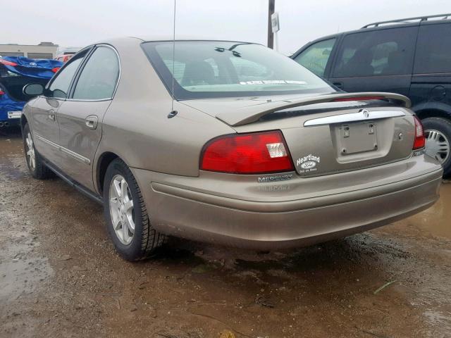 1MEFM50U12A650885 - 2002 MERCURY SABLE GS TAN photo 3