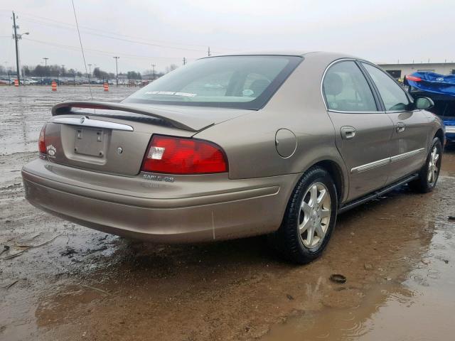 1MEFM50U12A650885 - 2002 MERCURY SABLE GS TAN photo 4