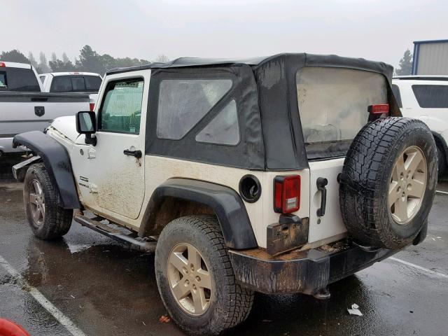 1J4AA2D18AL173405 - 2010 JEEP WRANGLER S WHITE photo 3