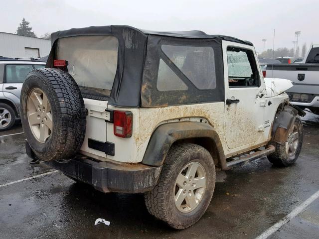 1J4AA2D18AL173405 - 2010 JEEP WRANGLER S WHITE photo 4