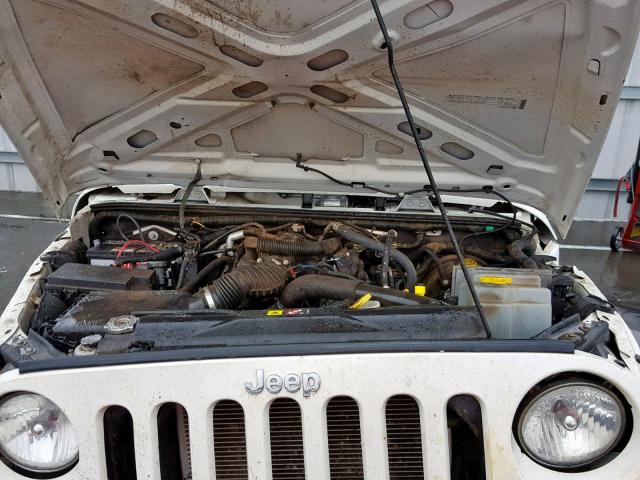 1J4AA2D18AL173405 - 2010 JEEP WRANGLER S WHITE photo 7