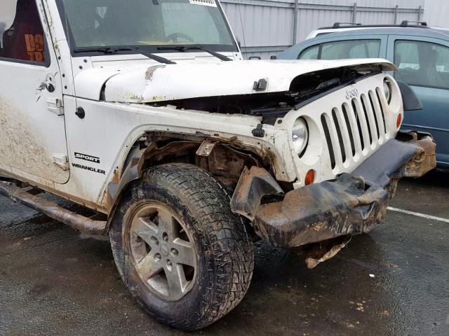 1J4AA2D18AL173405 - 2010 JEEP WRANGLER S WHITE photo 9