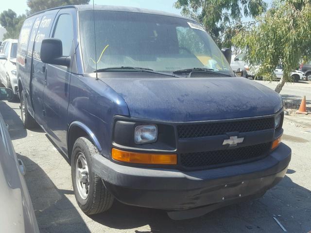 1GCFG15X141218658 - 2004 CHEVROLET EXPRESS G1 BLUE photo 1