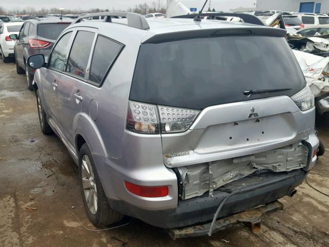 JA4JT3AW0BU023204 - 2011 MITSUBISHI OUTLANDER SILVER photo 3