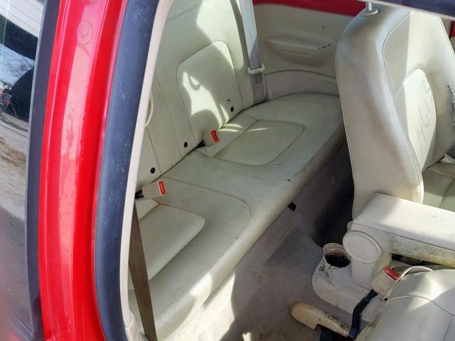 3VWCB21C32M454137 - 2002 VOLKSWAGEN NEW BEETLE წითელი ფოტო 6