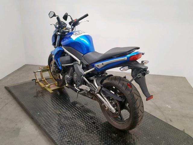 JKAEREC159DA46648 - 2009 KAWASAKI ER650 C BLUE photo 16