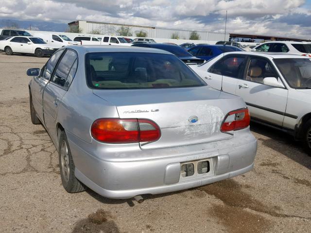 1G1NE52J13M584005 - 2003 CHEVROLET MALIBU LS ვერცხლისფერი ფოტო 3