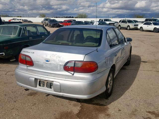1G1NE52J13M584005 - 2003 CHEVROLET MALIBU LS ვერცხლისფერი ფოტო 4