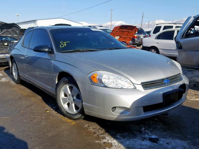 2G1WJ15N479291743 - 2007 CHEVROLET MONTE CARL SILVER photo 1