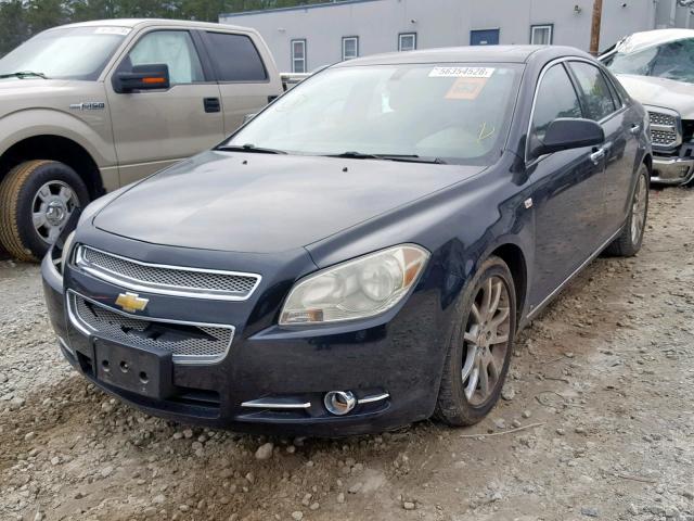 1G1ZK57778F170262 - 2008 CHEVROLET MALIBU LTZ შავი ფოტო 2