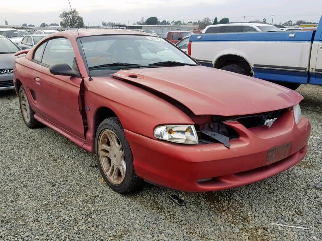 1FAFP42X7WF133356 - 1998 FORD MUSTANG GT BURGUNDY photo 1