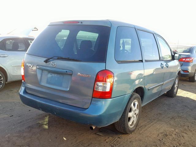 JM3LW28G7Y0110457 - 2000 MAZDA MPV WAGON GREEN photo 4