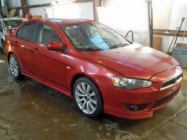 JA3AU86W89U605066 - 2009 MITSUBISHI LANCER GTS RED photo 1