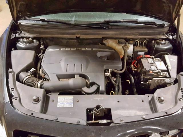 1G1ZH57B594180045 - 2009 CHEVROLET MALIBU 1LT BLACK photo 7