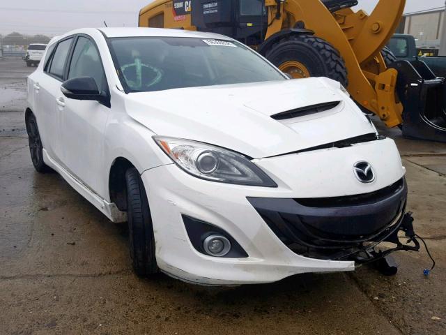 JM1BL1L42D1731131 - 2013 MAZDA SPEED 3 WHITE photo 1