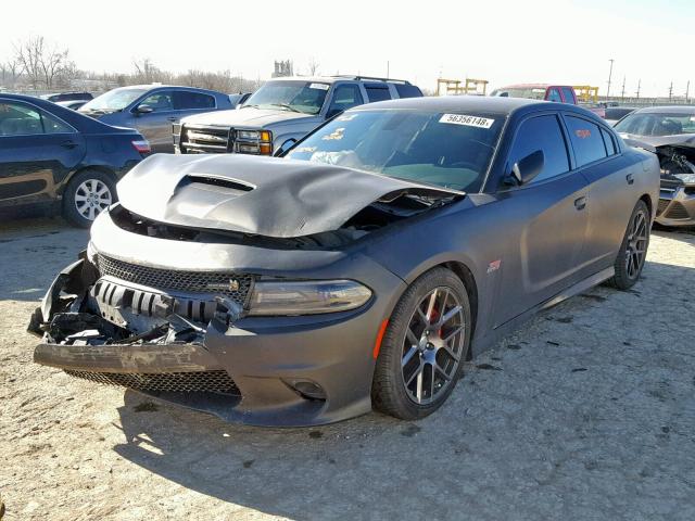 2C3CDXGJ3GH138943 - 2016 DODGE CHARGER R/ GRAY photo 2