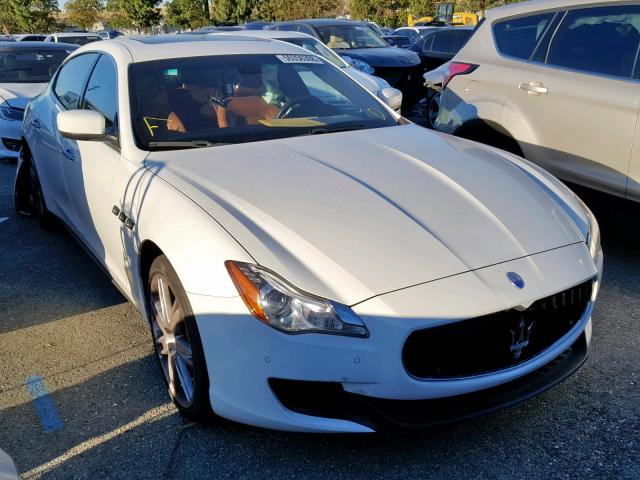 ZAM56RPA0G1190972 - 2016 MASERATI QUATTROPOR WHITE photo 1