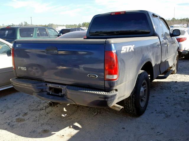 2FTRX17274CA10927 - 2004 FORD F-150 HERI BLUE photo 4