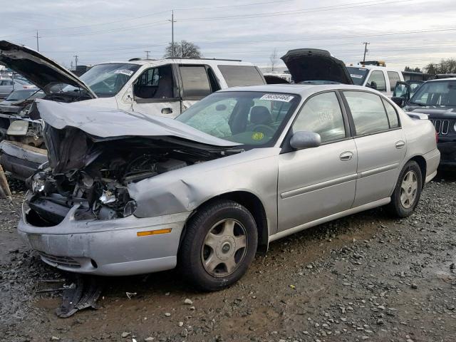 1G1NE52J216183791 - 2001 CHEVROLET MALIBU LS SILVER photo 2
