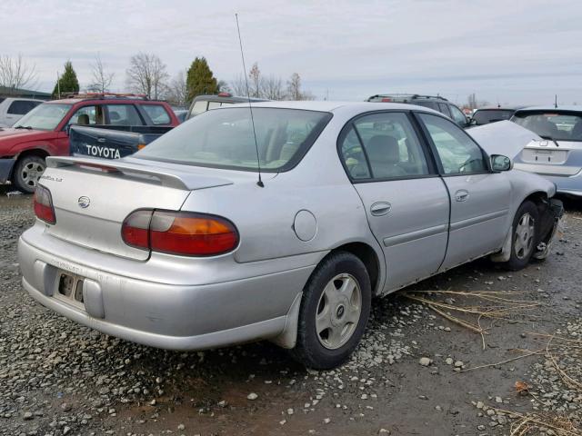 1G1NE52J216183791 - 2001 CHEVROLET MALIBU LS SILVER photo 4