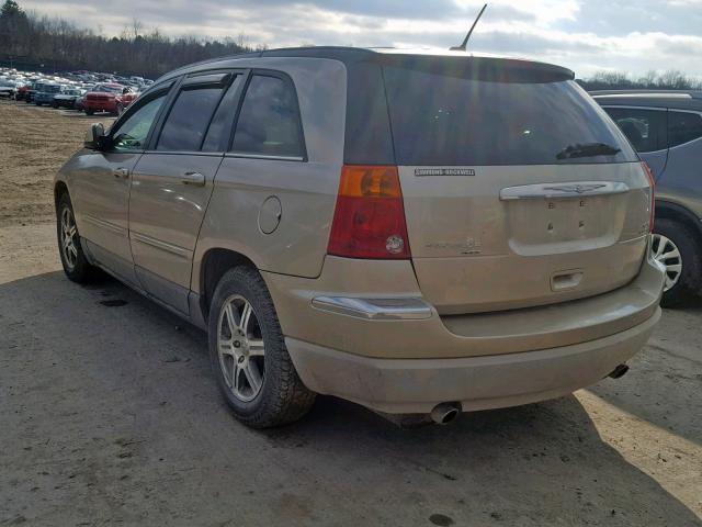 2A8GF68X47R334185 - 2007 CHRYSLER PACIFICA T GOLD photo 3