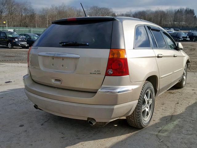 2A8GF68X47R334185 - 2007 CHRYSLER PACIFICA T GOLD photo 4