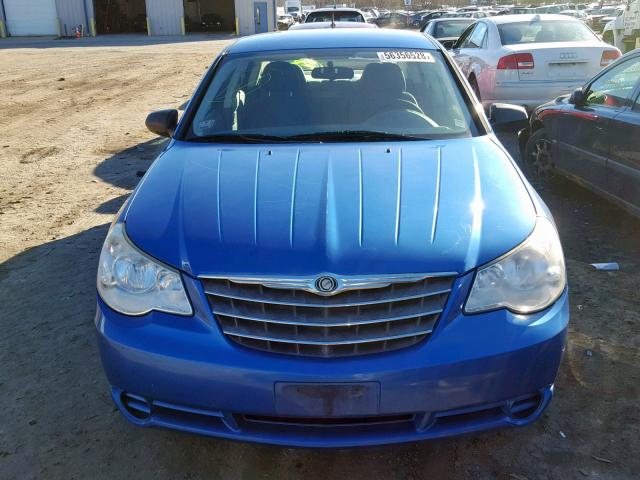 1C3LC46R78N138302 - 2008 CHRYSLER SEBRING LX BLUE photo 9