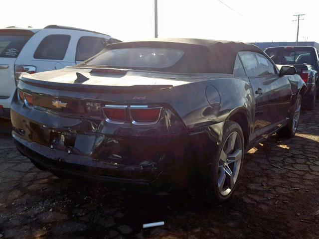 2G1FK3DJXB9181019 - 2011 CHEVROLET CAMARO 2SS BLACK photo 4