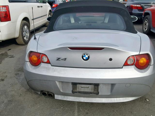 4USBT53423LT21000 - 2003 BMW Z4 3.0 SILVER photo 6