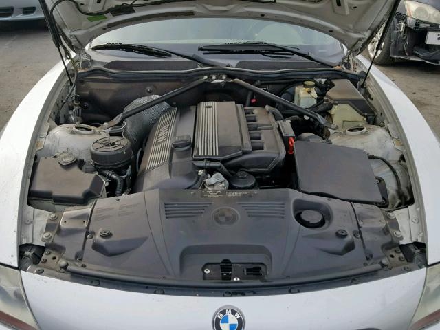 4USBT53423LT21000 - 2003 BMW Z4 3.0 SILVER photo 7