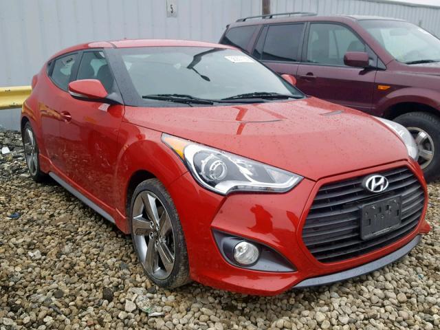 KMHTC6AE5DU151489 - 2013 HYUNDAI VELOSTER T RED photo 1